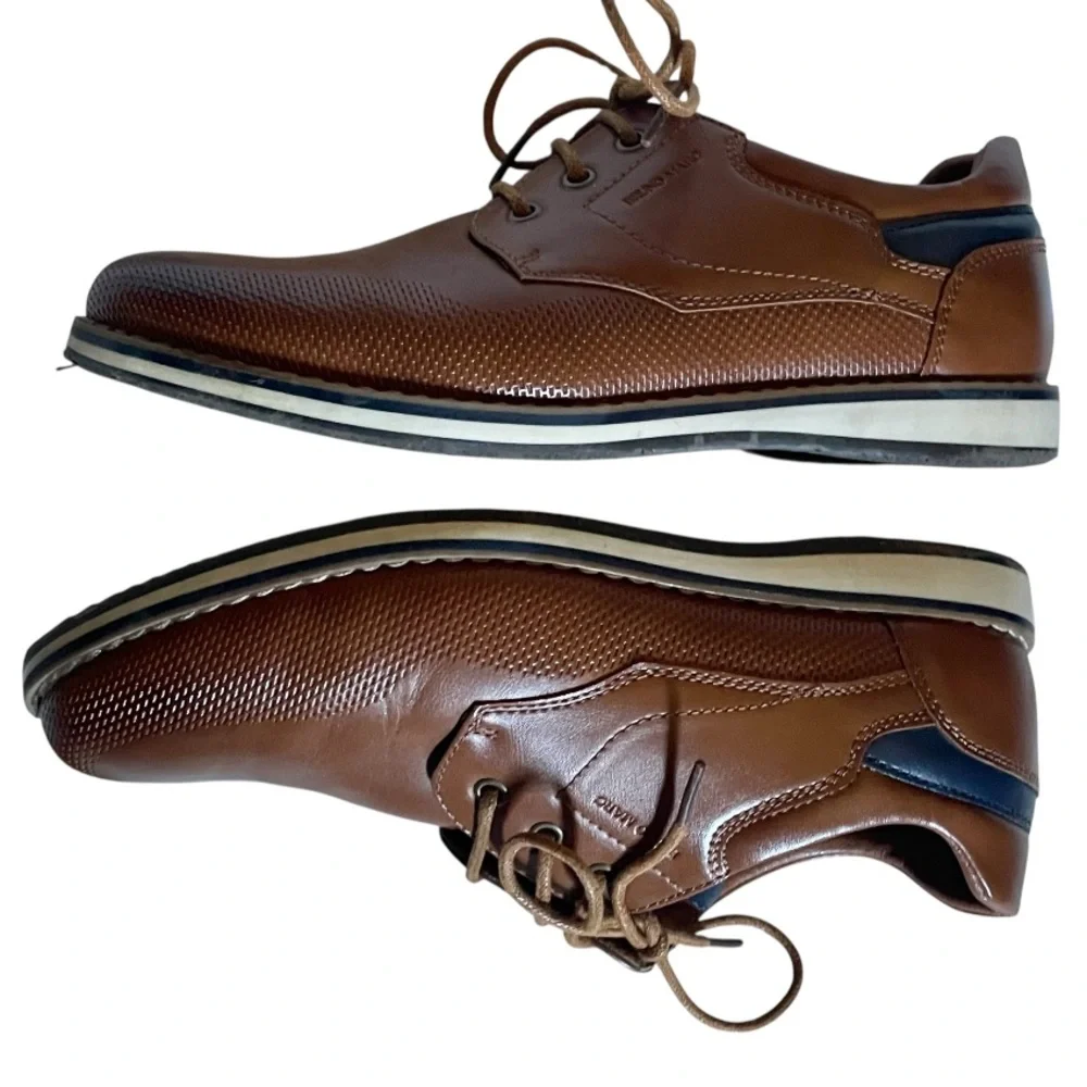 Bruno Marc Boy's Casual Dress Oxford Comfort Uniform Formal Shoes Brown 5